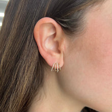14K GOLD DIAMOND WHITNEY EARRINGS