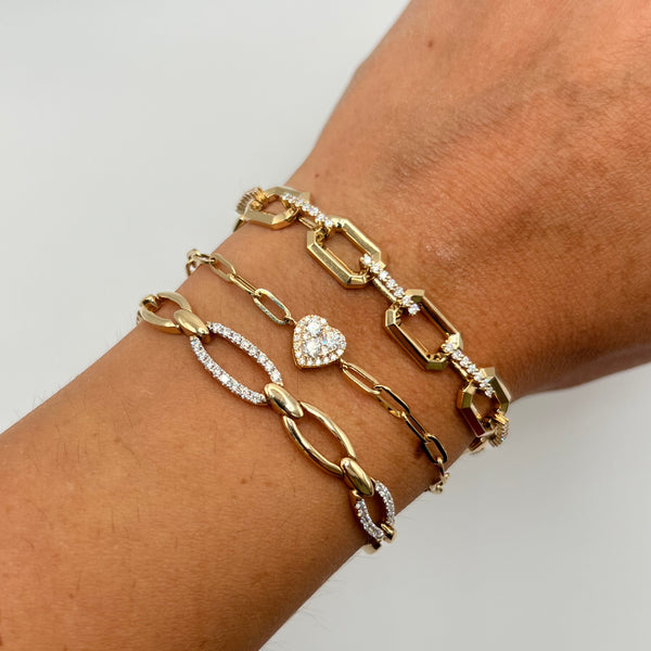 14K GOLD DIAMOND ALEXIS BRACELET