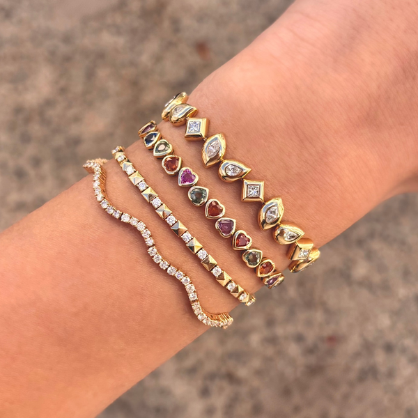 14K GOLD DIAMOND LAURI BRACELET