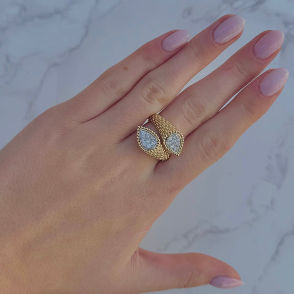 14K GOLD DIAMOND BREE RING