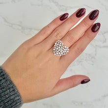 14K GOLD DIAMOND GINGER HEART RING