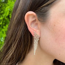 14K GOLD DIAMOND LYNNE EARRINGS