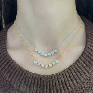 14K GOLD DIAMOND DIEDRE NECKLACE