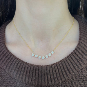 14K GOLD DIAMOND DIEDRE NECKLACE