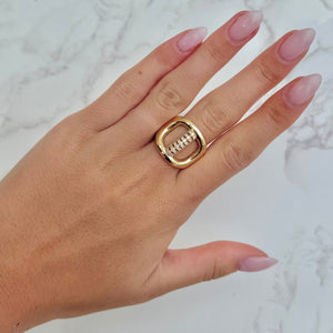 14K GOLD DIAMOND CELIA RING