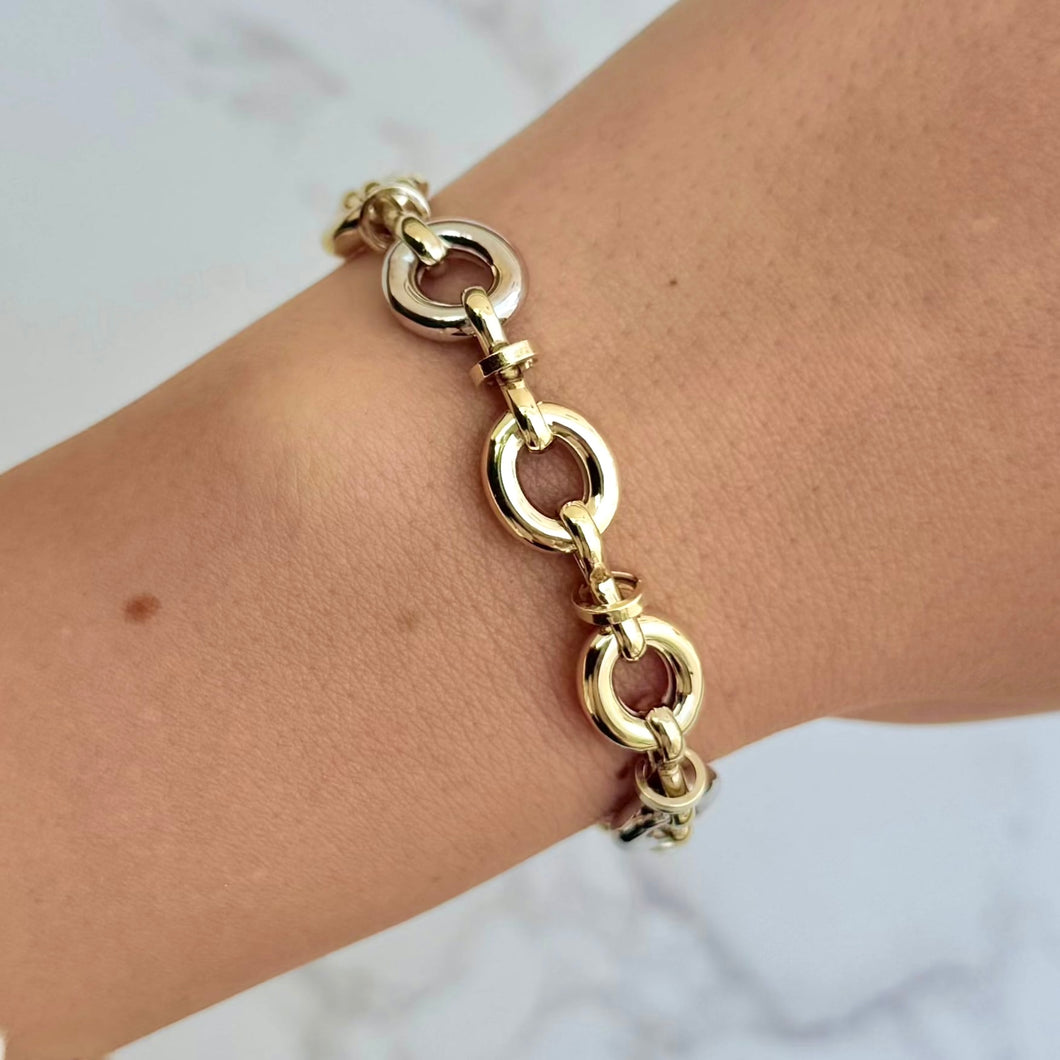 14K TWO-TONE GOLD MAYA BRACELET