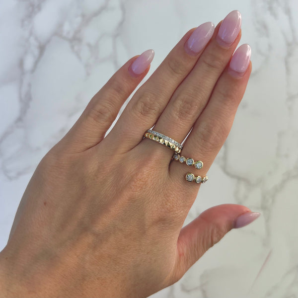 14K GOLD DIAMOND MIRANDA RING