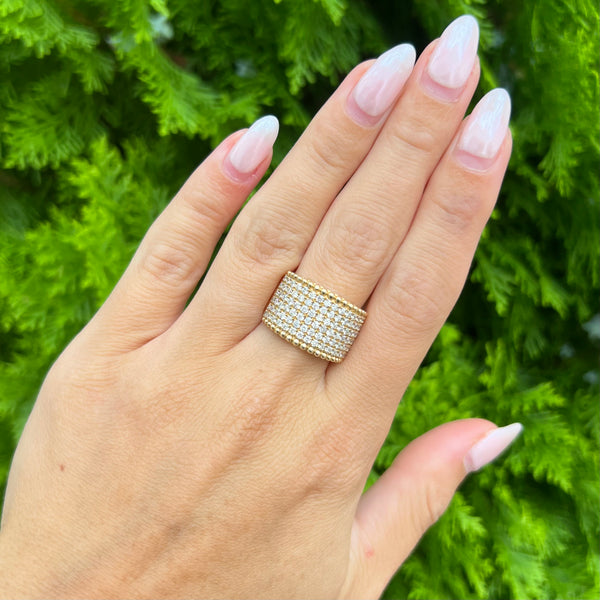 14K GOLD DIAMOND SADIE RING