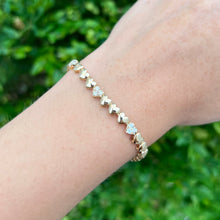 14K GOLD DIAMOND MAISY HEART BRACELET