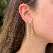 14K GOLD DIAMOND ELLIE EARRINGS