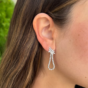14K GOLD DIAMOND FAYE EARRINGS