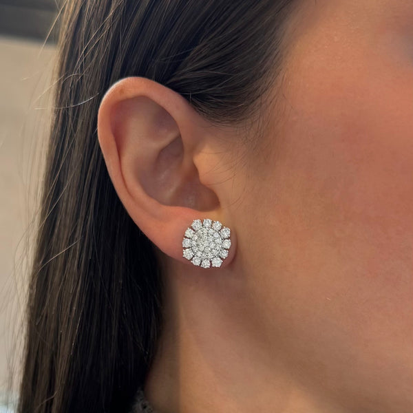 14K GOLD DIAMOND MARISSA CUSHION STUDS