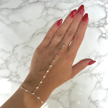 14K GOLD DIAMOND RUTHIE HAND CHAIN