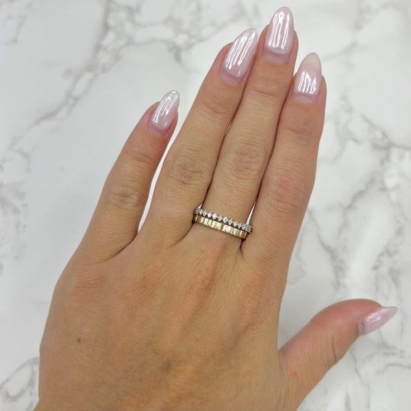 14K GOLD DIAMOND LARA RING