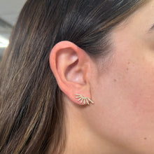 14K GOLD DIAMOND RACHEE STUDS