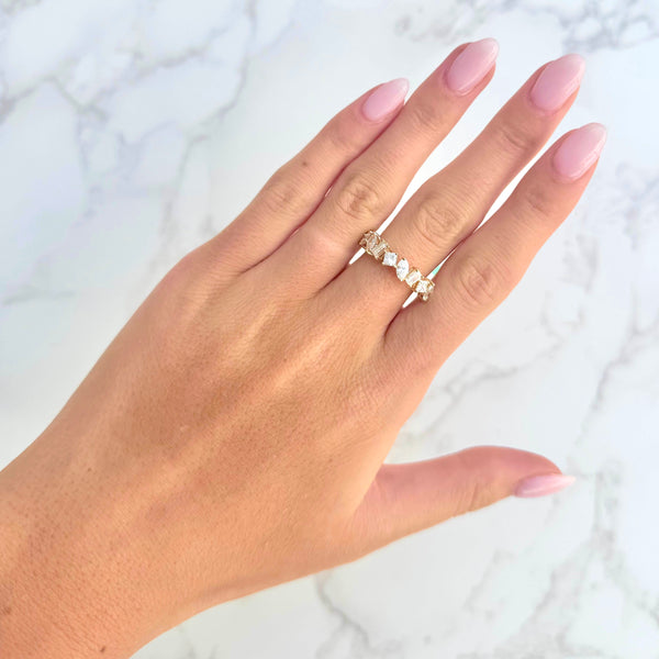 14K GOLD DIAMOND CAMILLE RING