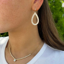 14K GOLD DIAMOND HATTIE EARRINGS