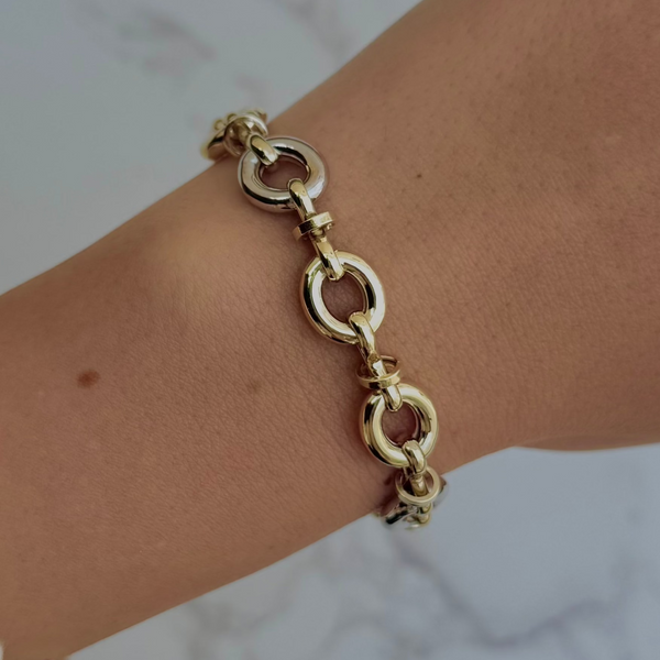 14K TWO-TONE GOLD MAYA BRACELET