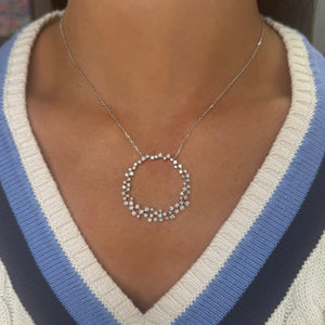 14K GOLD DIAMOND SARIT NECKLACE