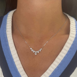 18K GOLD DIAMOND BELLE NECKLACE