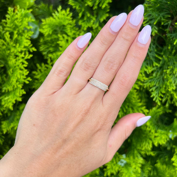 14K GOLD DIAMOND TABITHA RING