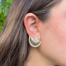 14K GOLD DIAMOND RUTH EARRINGS
