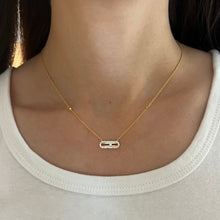 14K GOLD DIAMOND SAMMY SLIDER NECKLACE