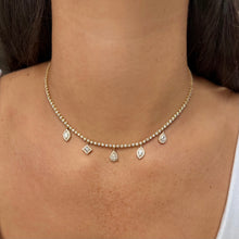14K GOLD DIAMOND SARA NECKLACE