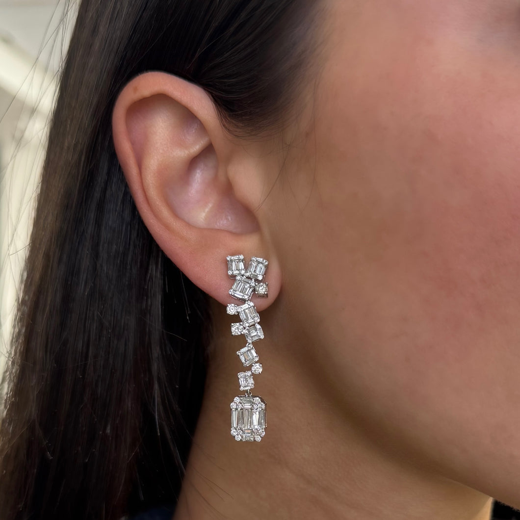 14K GOLD DIAMOND ADELE EARRINGS