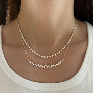 14K GOLD DIAMOND ZARA NECKLACE