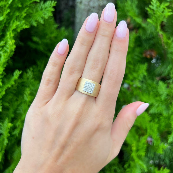 14K GOLD DIAMOND VERONICA RING