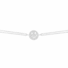14K GOLD DIAMOND SMILEY BRACELET