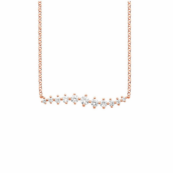 14K GOLD DIAMOND JORDY NECKLACE