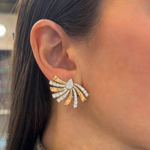 14K GOLD DIAMOND DARA EARRINGS