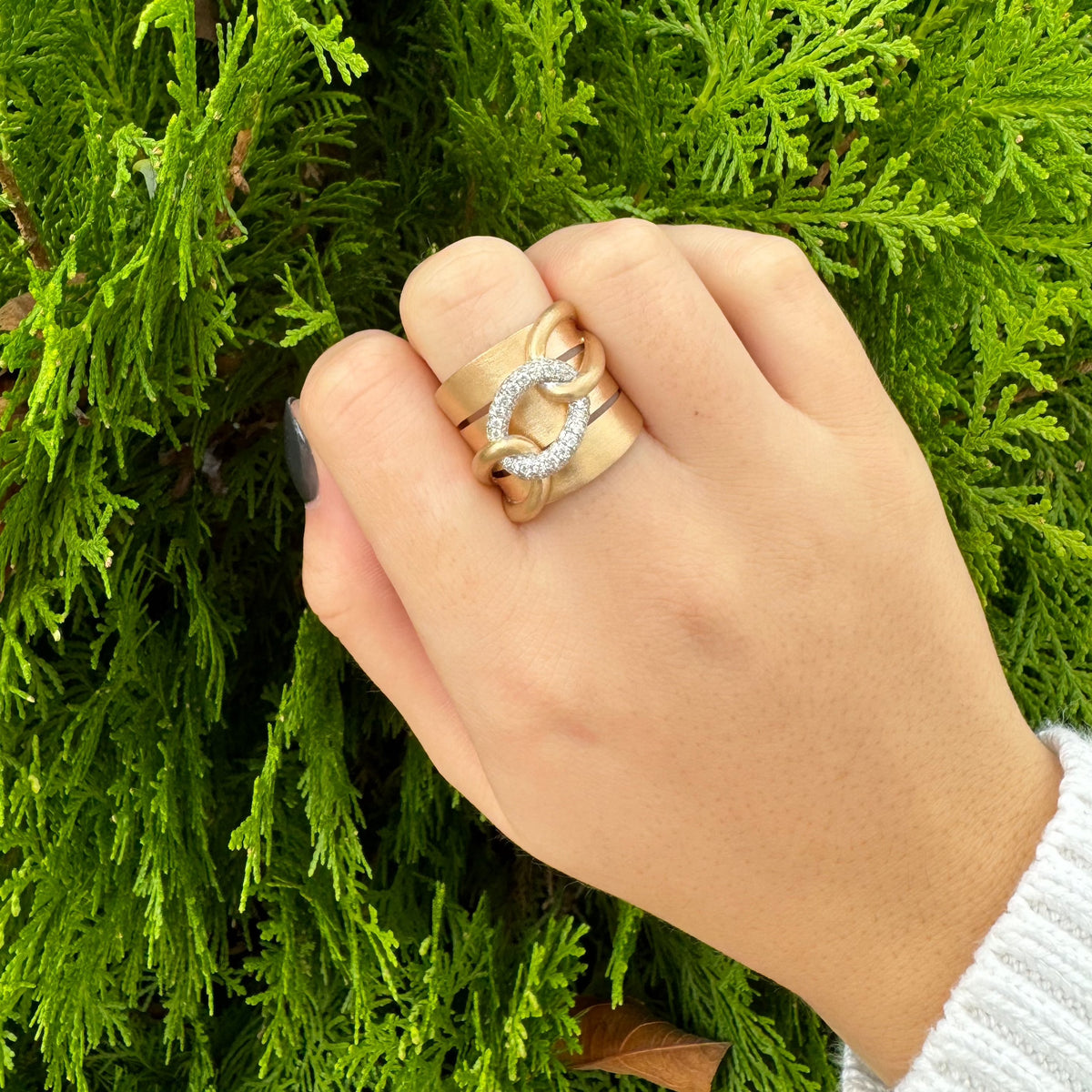 14K GOLD DIAMOND GLORIA RING – Jen K Online
