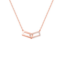 14K GOLD DIAMOND BETH LINK NECKLACE