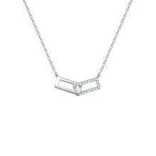 14K GOLD DIAMOND BETH LINK NECKLACE