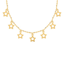14K GOLD OLIVIA STAR CHOKER