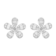 14K GOLD DIAMOND LARGE MARISSA FLOWER STUDS