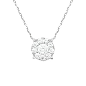 14K GOLD DIAMOND XL BELLA NECKLACE