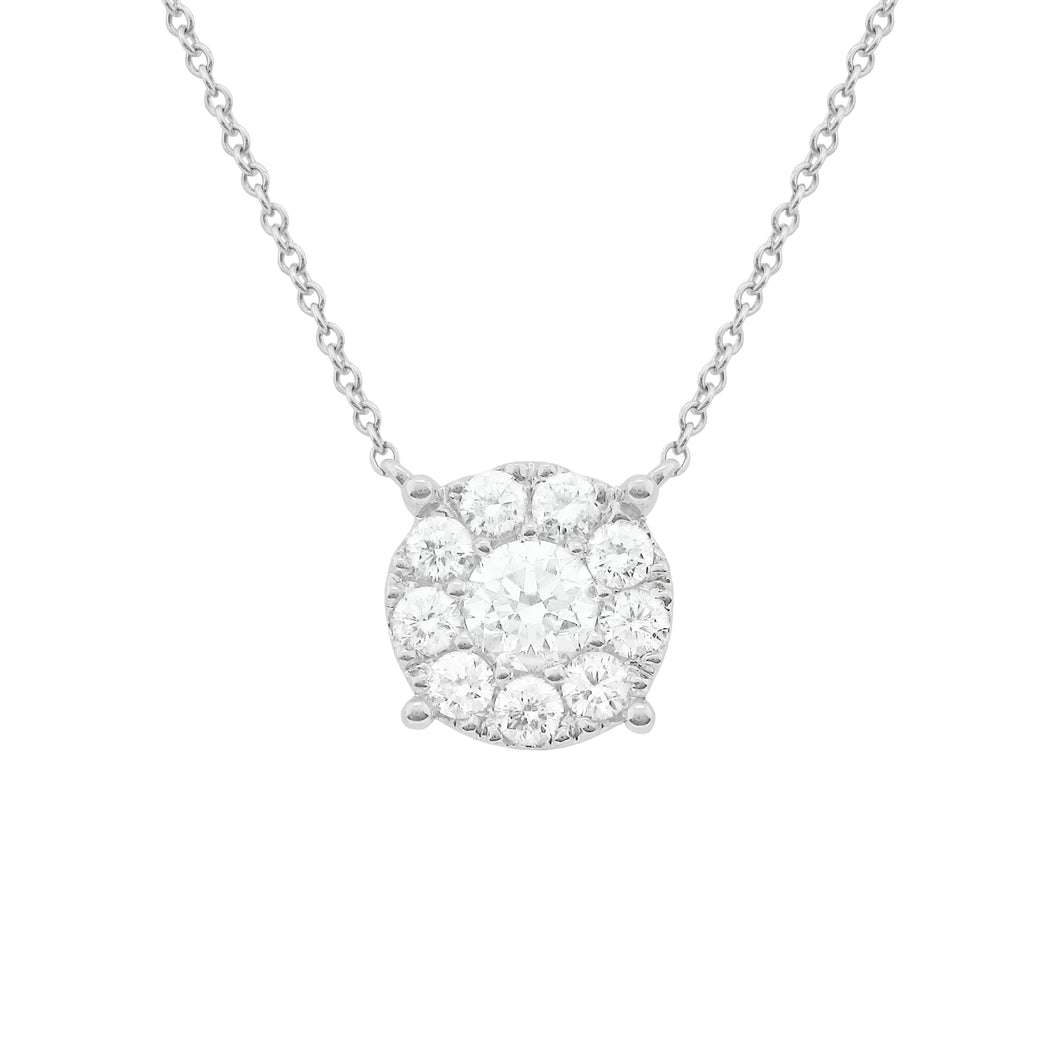 14K GOLD DIAMOND XL BELLA NECKLACE
