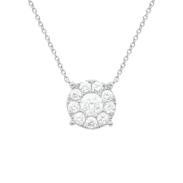 14K GOLD DIAMOND XL BELLA NECKLACE
