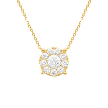 14K GOLD DIAMOND XL BELLA NECKLACE