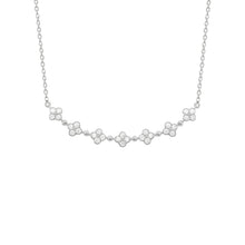 14K GOLD DIAMOND CINDY CLOVER NECKLACE