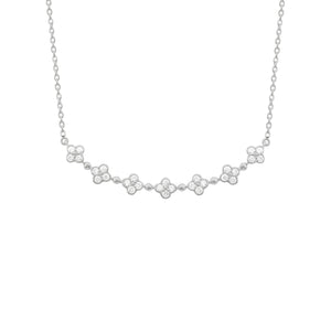 14K GOLD DIAMOND CINDY CLOVER NECKLACE