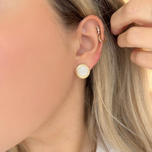 14K GOLD DIAMOND ANNETTE STUDS