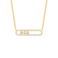 14K GOLD DIAMOND SAMARA SLIDER NECKLACE