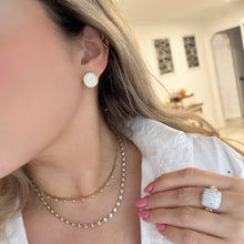 14K GOLD DIAMOND ANNETTE STUDS