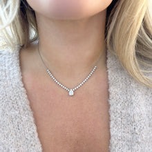 14K GOLD DIAMOND KIMBERLY PEAR NECKLACE