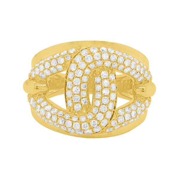 14K GOLD DIAMOND BRENDA RING